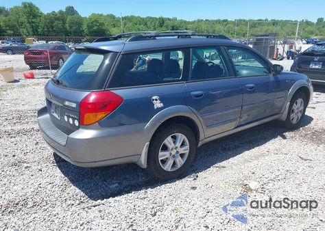 2005 Subaru Outback 2.5I Limited из США, поврежденный, VIN 4S4BP62C057384659
